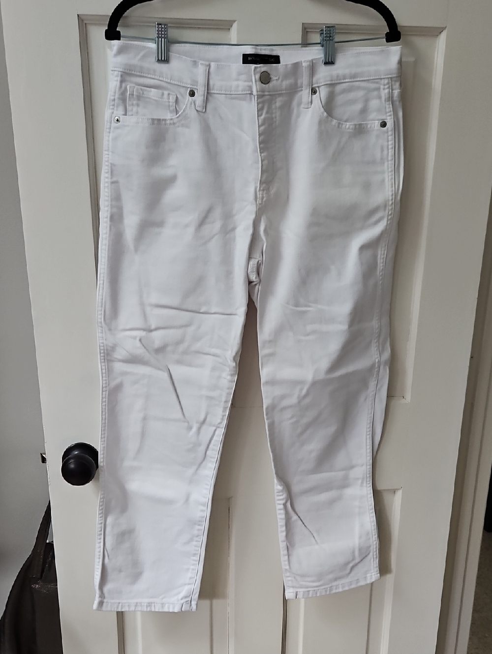 Banana Republic White Slouch Jeans